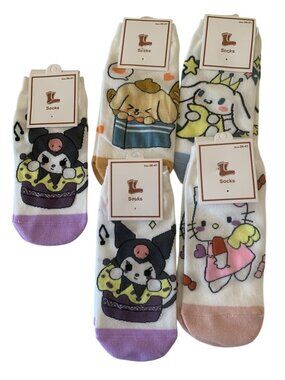 Socks For Women Size 36-41 Pack Of 5 Soft & Comfy Multicolor